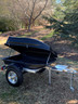 Motorcycle Cargo Trailer Side View 