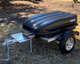 Motorcycle Cargo Trailer Side angled view