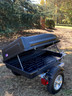 Motorcycle Cargo Trailer left angled view