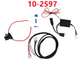 Plug-n-Play Wiring Harness for H-D Motorcycles with Vertical layout of trailer wiring components