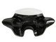 Davidson Sportster 2011-present Batwing Fairing Speaker with windshield  rightangled view