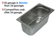 Compartment Concession Sink Basin