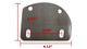 XL HONDA VTX BATWING FAIRING  measurement 