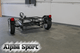 Animated view of Alpha Sport trailer showing ride-up loading and stand-up folding design.