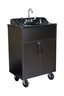 Black Cabinet with Black Top Side angled 