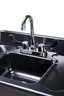  Maple Cabinet with back view Top Faucet 