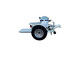  Galvanized Stow and Go Folding Car Tow Dolly 