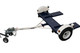 Tow Max Heavy Duty Car Tow Dolly With Hydraulic Brakes side angled view