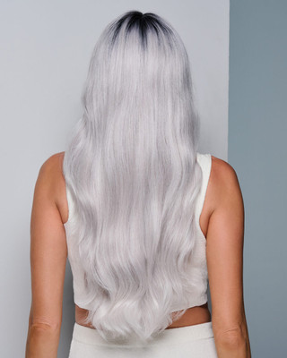 Queue The Hue | Raquel Welch | Gray/Lavender | Rear View