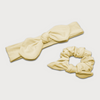 Matching Knotted Bow Headband & Scrunchie