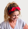 Matching Knotted Bow Headband & Scrunchie