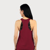 Lace Accent Racerback Tank Top 