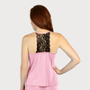 Lace Back Halter Top