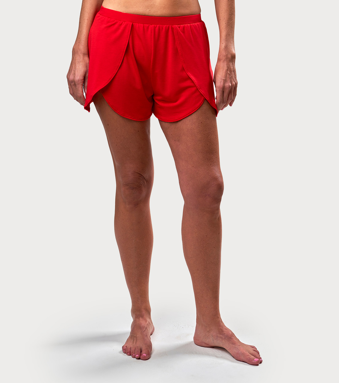 High-Rise Tulip Shorts with Liner 3 – TUSK Shorts