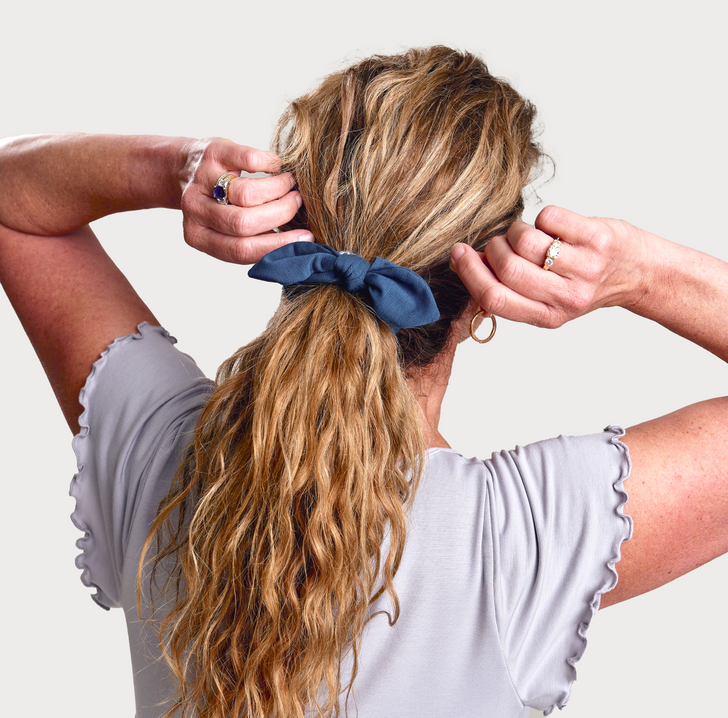 Knotted Bow Scrunchie