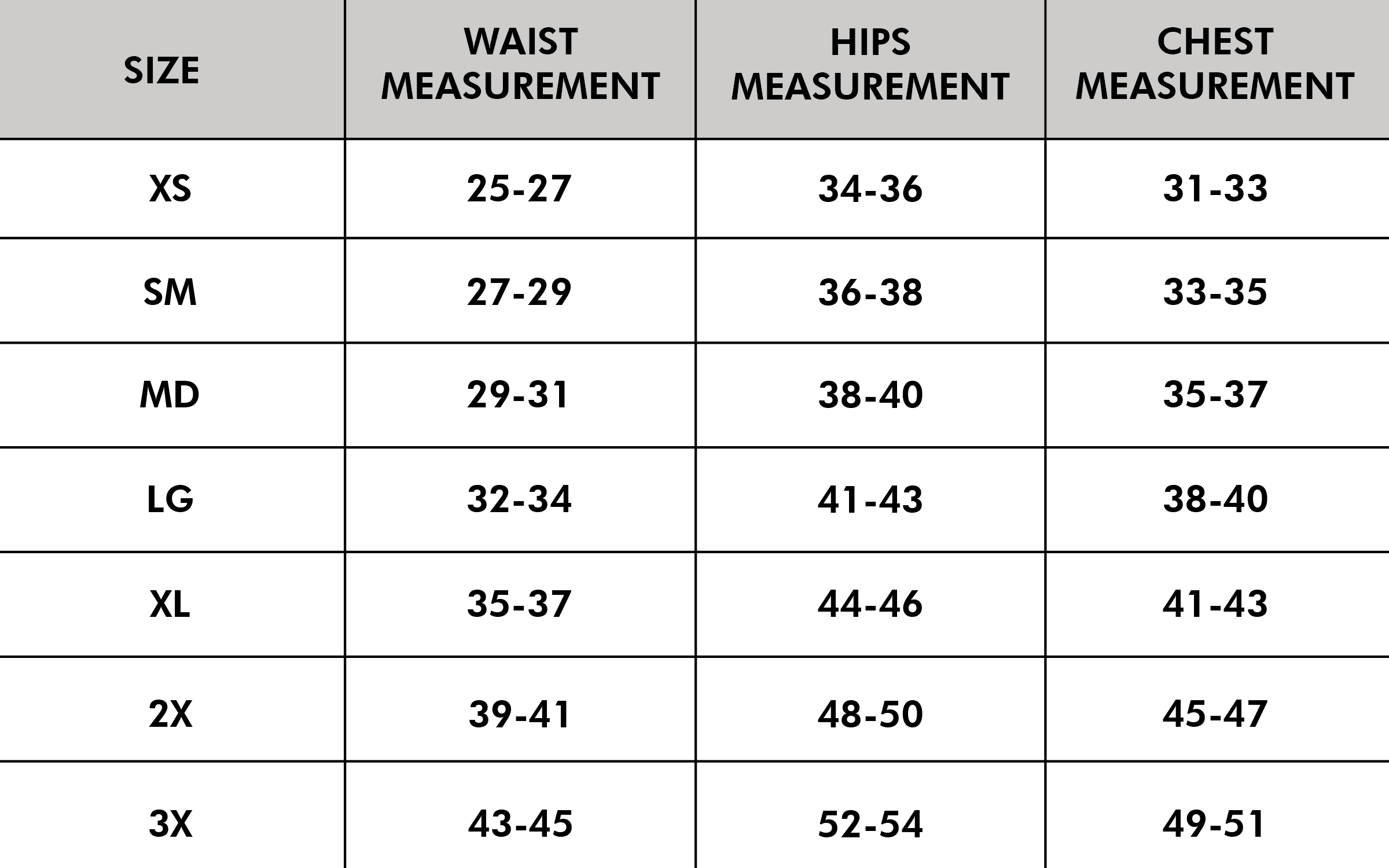 Target Women's Size Chart