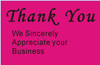 2 x 3" Shipping Labels - "Thank You"