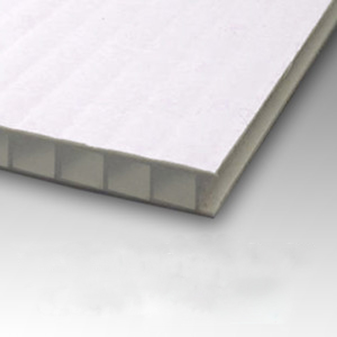 10mm Corrugated plastic sheets: 18 X 24 :100% Virgin White Pad : Single pc