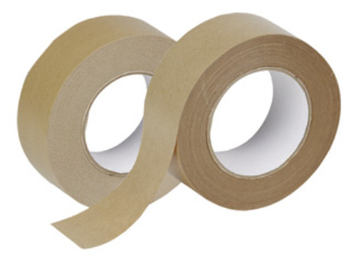 3" x 400' Non-Reinforced Kraft Paper Tape: Single Piece