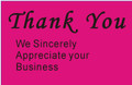 2 x 3" Shipping Labels - "Thank You"