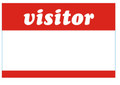 2 x 3" Shipping Labels - "Visitor"