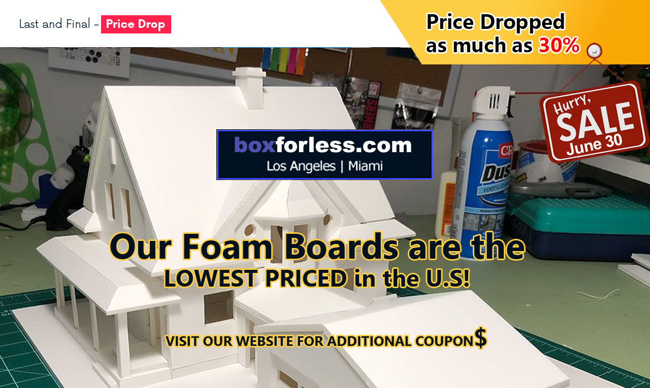 Box For Less Foamboard super sale