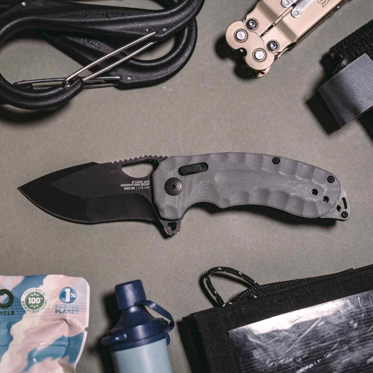 Kiku XR - Gray G10 | Outdoor Use Folding Knife