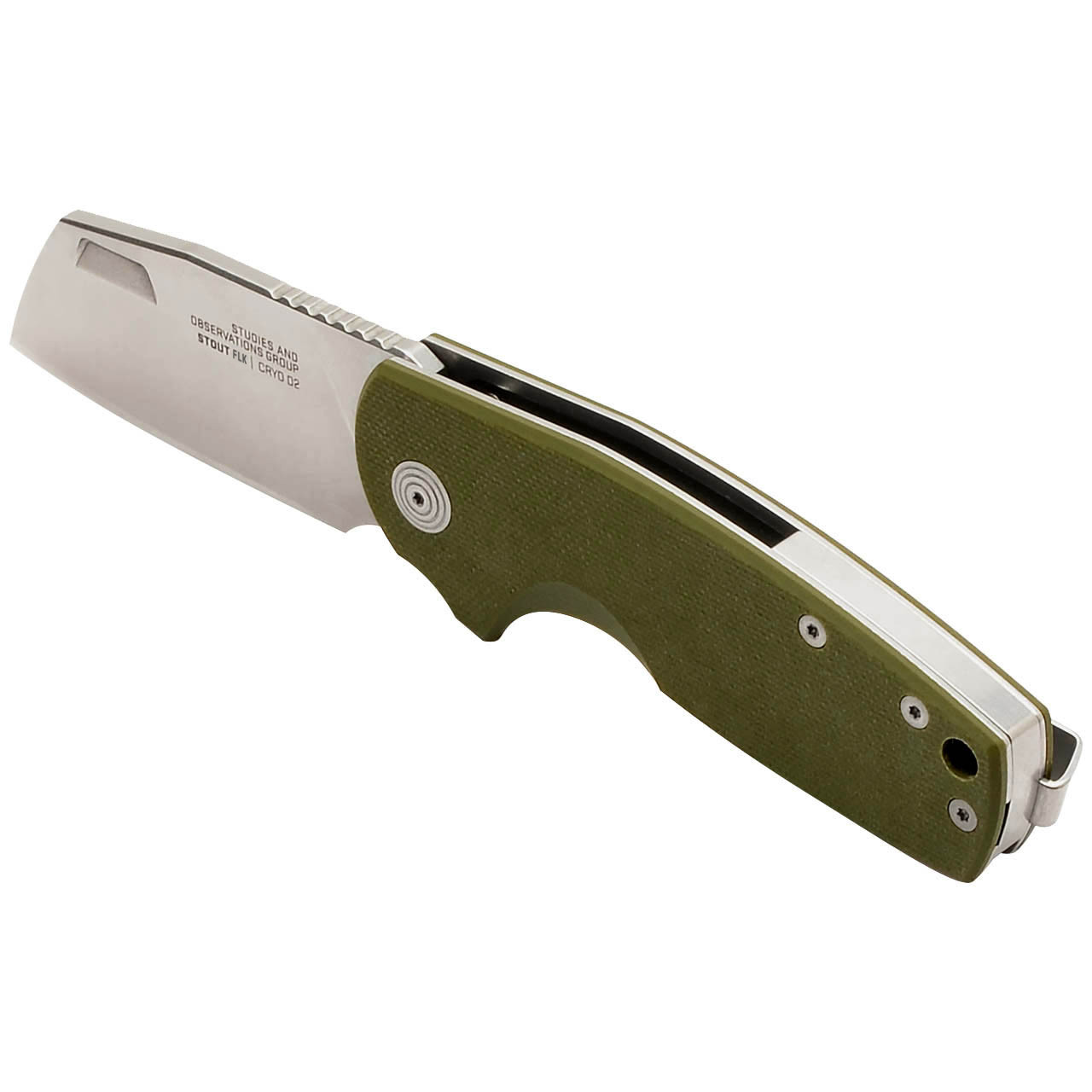 Stout FLK Cleaver - OD + Stonewash