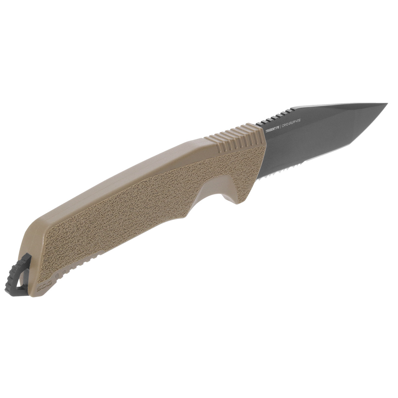 Trident FX Serrated - FDE