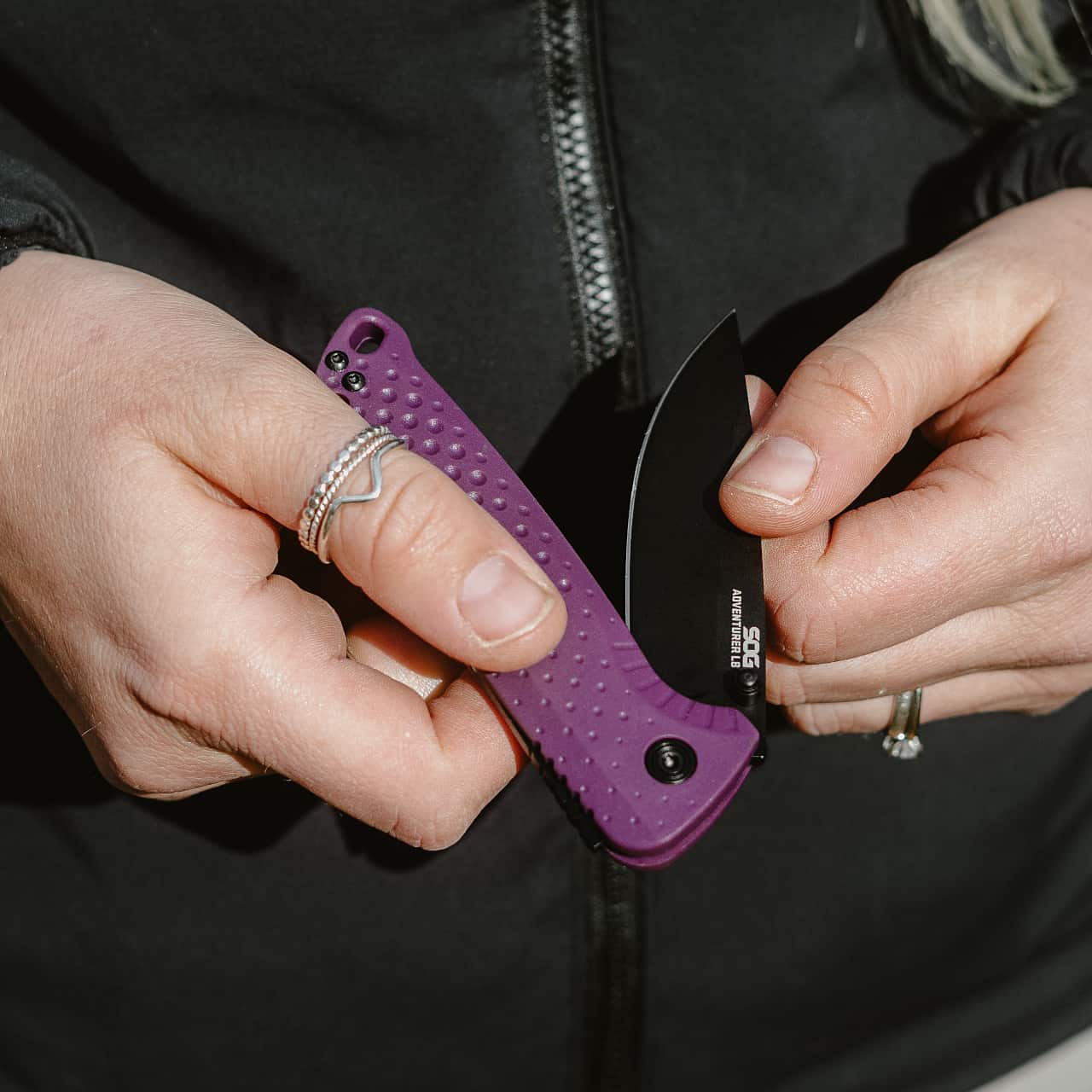 Adventurer LB - Dusk Purple | Outdoor Use Folding Knife