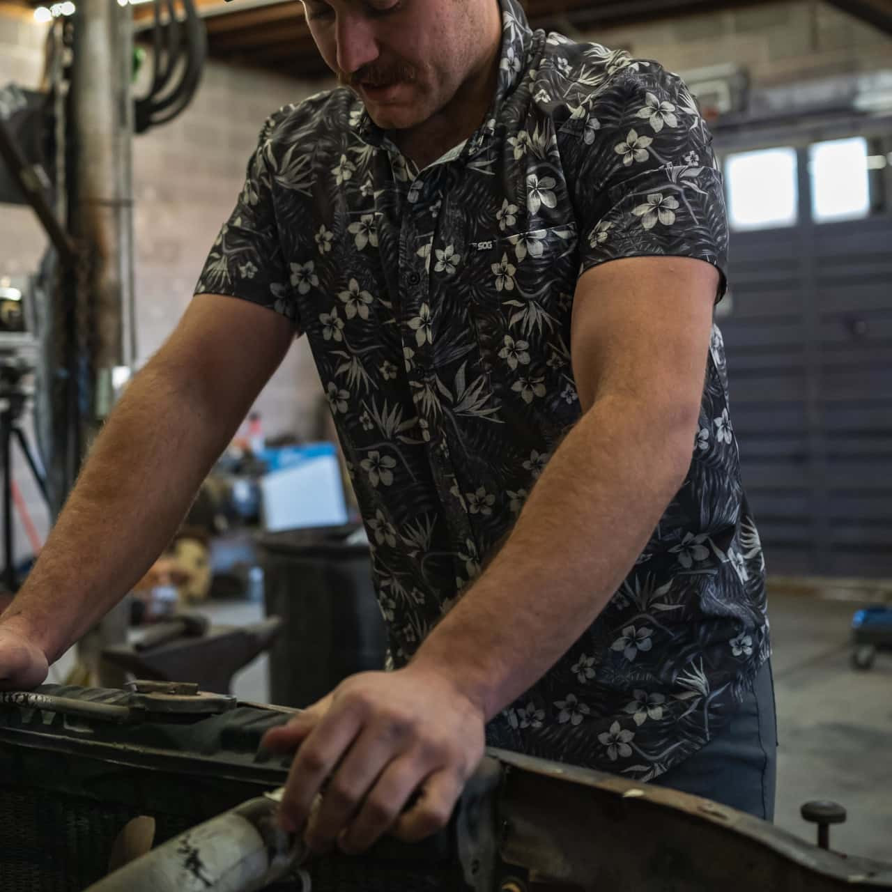 Short Sleeve Airflow Buttondown Shirt