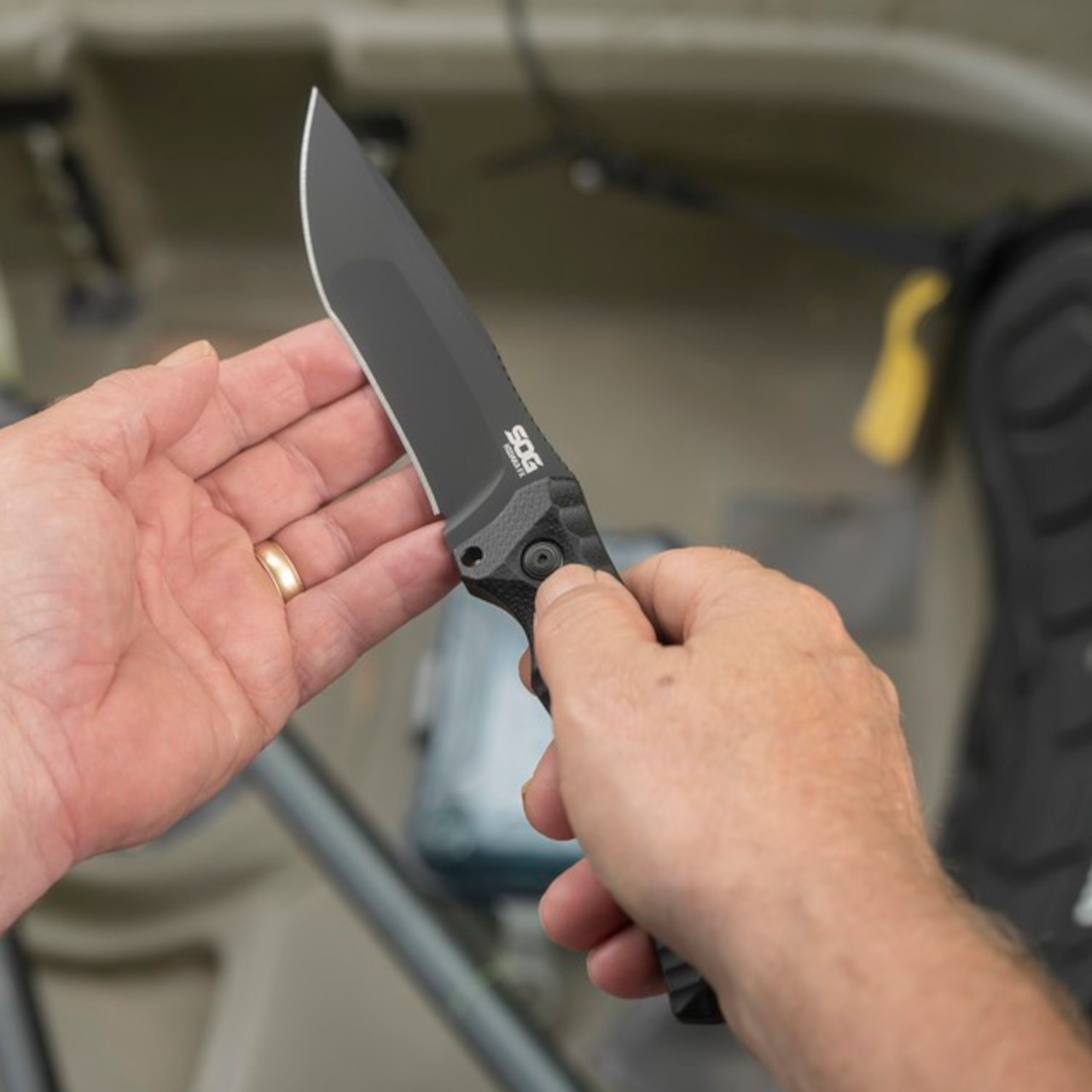 クライシス3 モダンブラックオプス Hidaka FX 3V - Black | Outdoor Use Fixed Blade