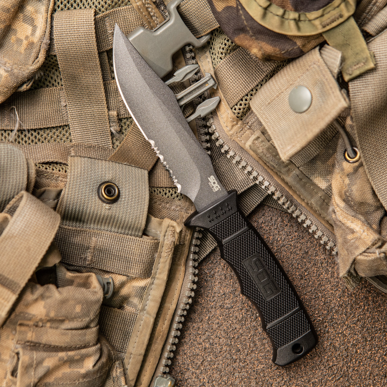 SEAL Pup - Nylon Sheath | Professional Use Fixed Blade Knife