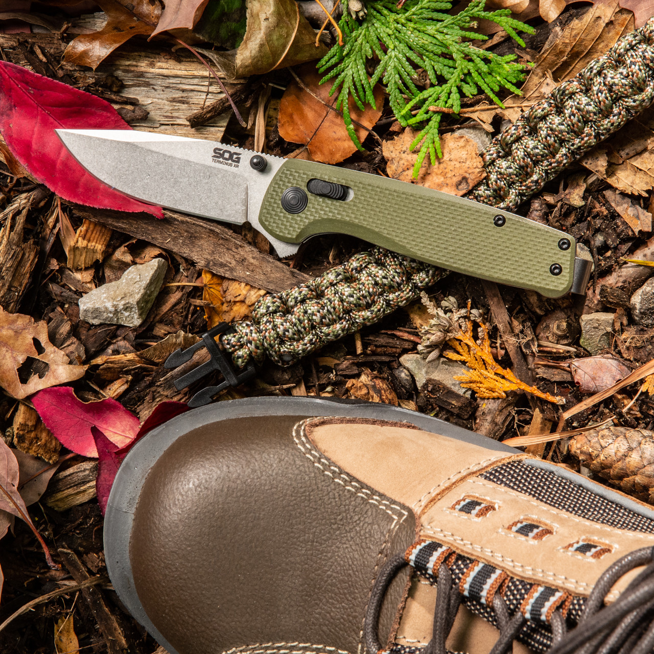Terminus XR G10 - Olive Drab | Daily Carry Folding Knife