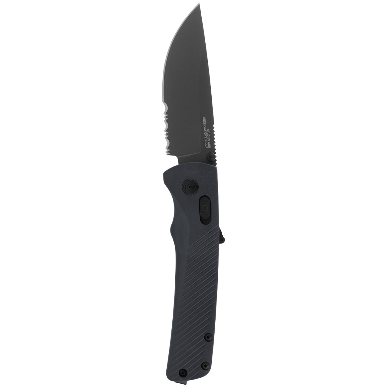 Flash AT - Grey, Serrated | Daily Carry Assisted Opening Knife