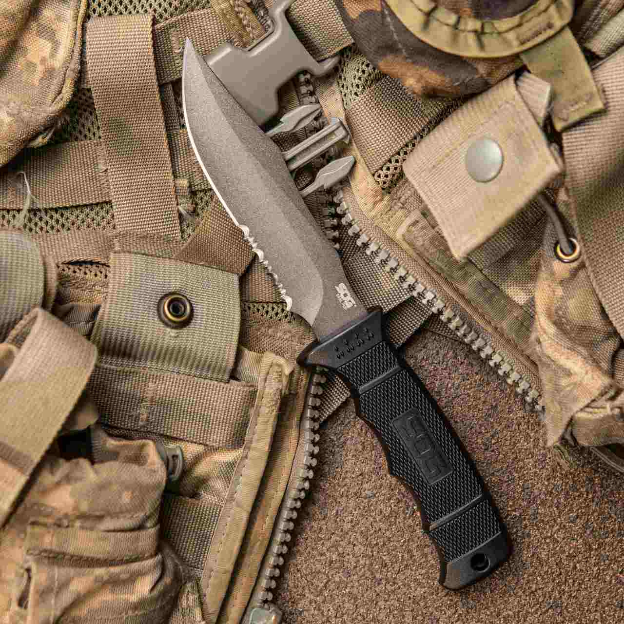 SEAL Pup - Ballistic Nylon Sheath | Professional Fixed Blade Knife