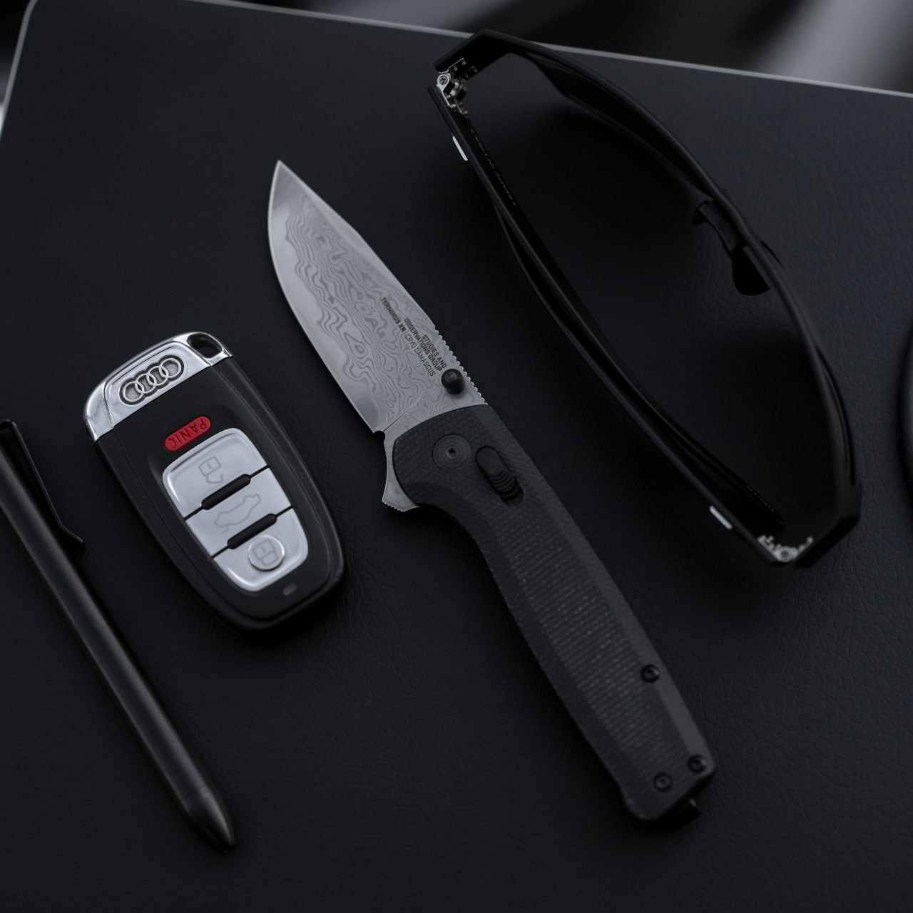 Terminus XR - Damascus | Daily Carry Folding Knife