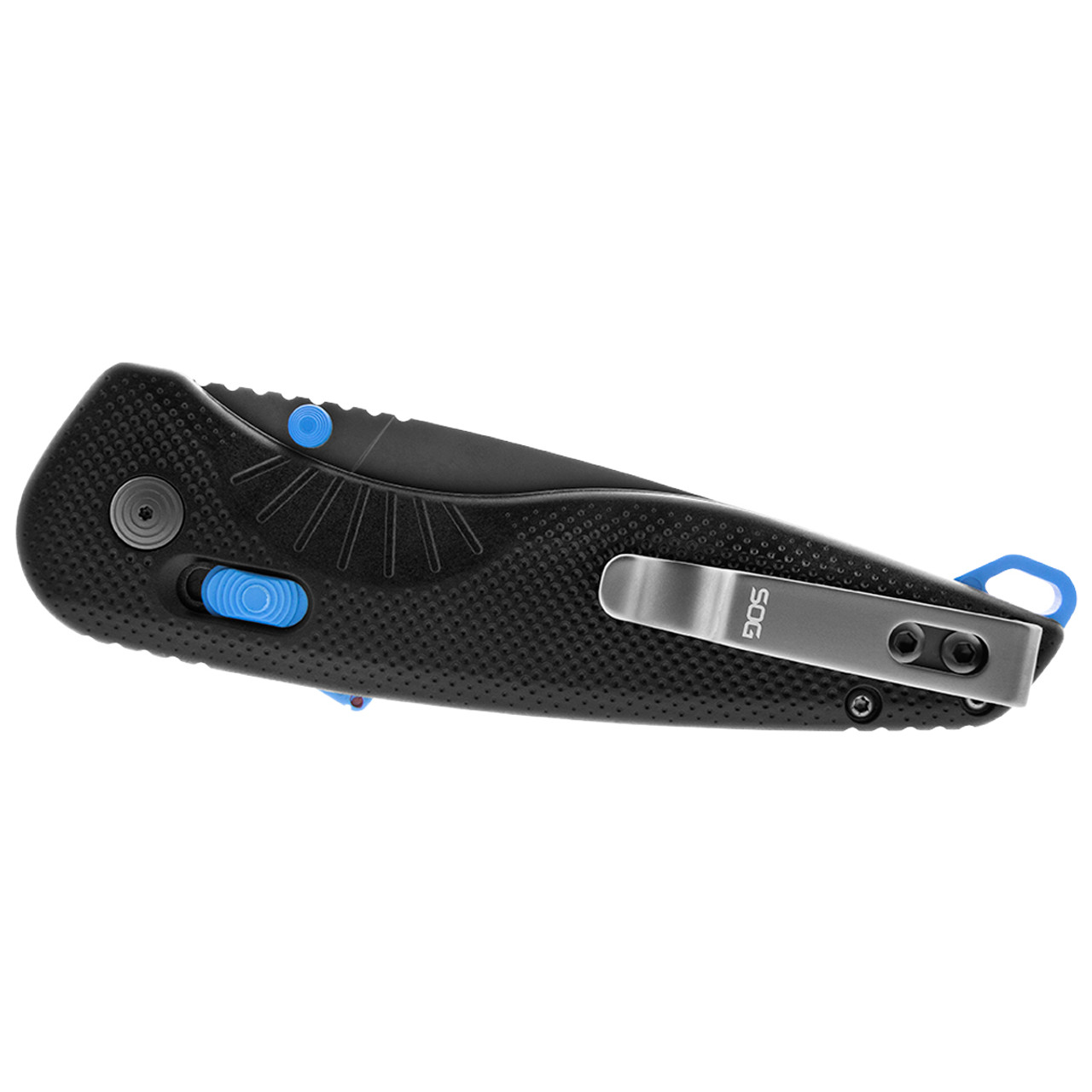 Aegis AT - Black & Cyan | Outdoor Use Assisted Opening Knife