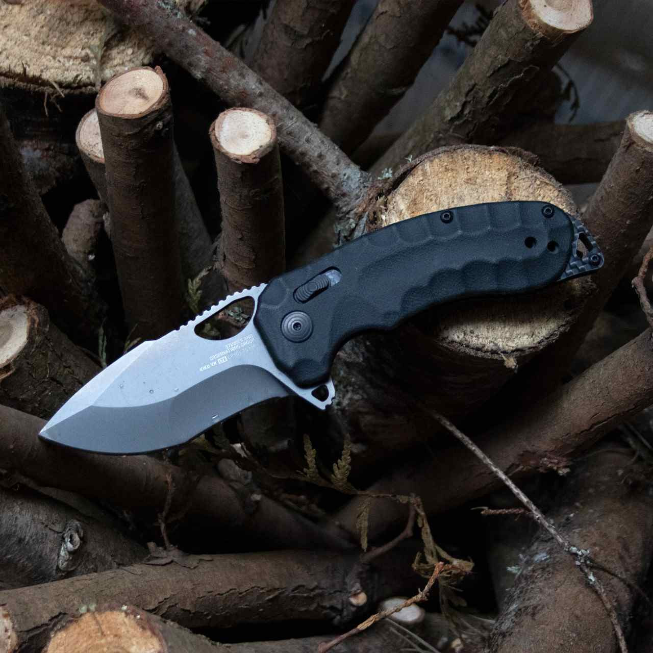 Kiku XR LTE - Blackout Micarta | Outdoor Use Folding Knife