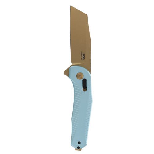 コンケスト　ソールディグリー Diverge XR Sheepsfoot - Light Blue + Gold | Daily Carry