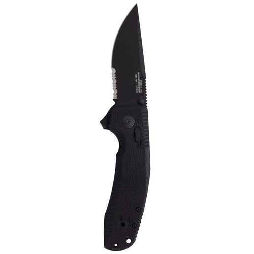 SOG-TAC XR - Blackout | Professional Use Folding Knife