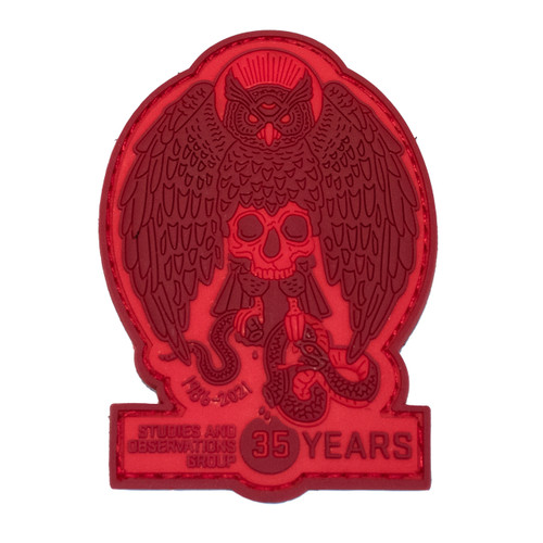 SOG 35th Anniversary Velcro Patch - Red 