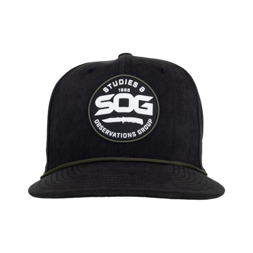 Elite Performance Snapback Hat - Black