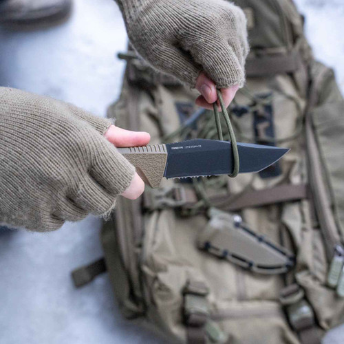Trident FX Serrated - FDE