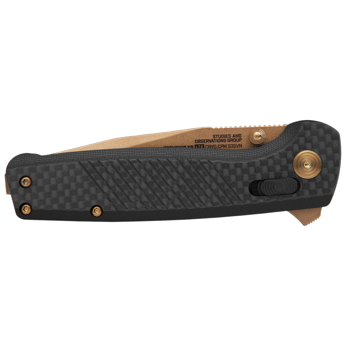 Terminus XR LTE - Carbon + Rose Gold | Daily Carry Folding Knife