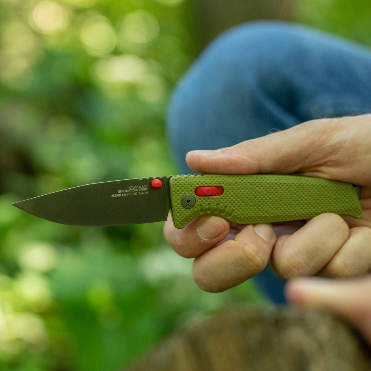 Altair XR - Field Green | Lightweight Outdoors Folding Knife