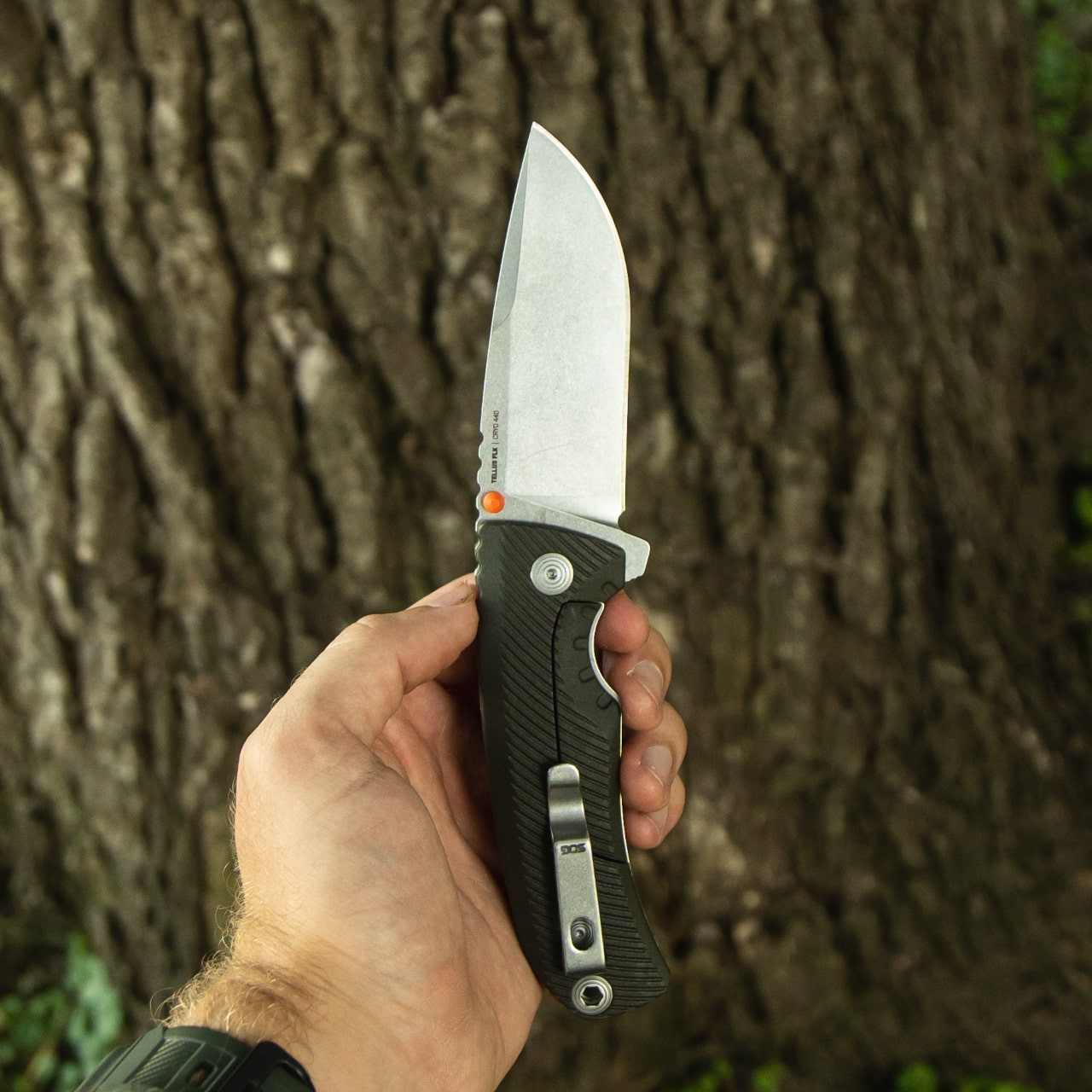 Tellus FLK - Olive Drab | Outdoor Use Folding Knife