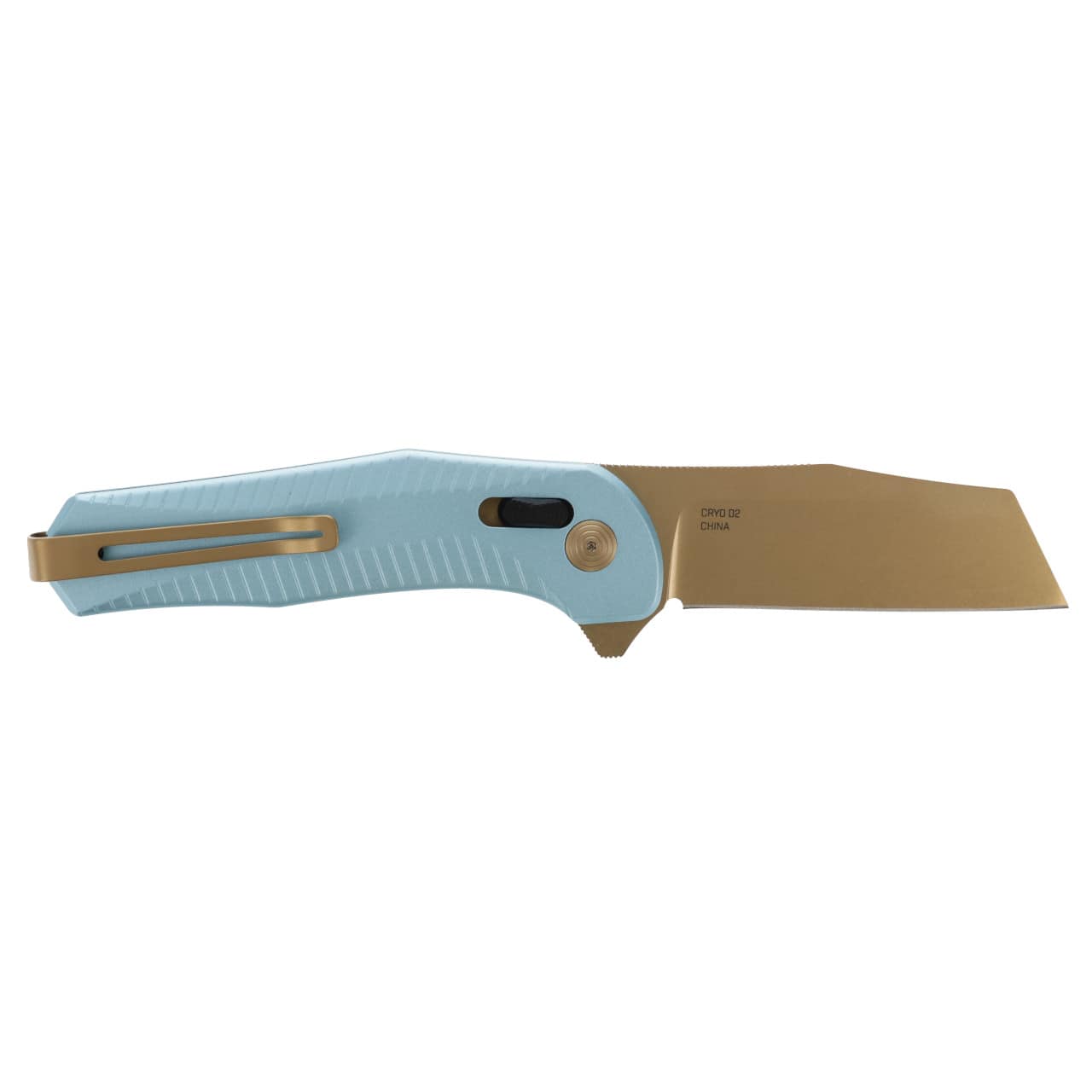 Diverge XR Sheepsfoot - Light Blue + Gold | Daily Carry Folding Knife