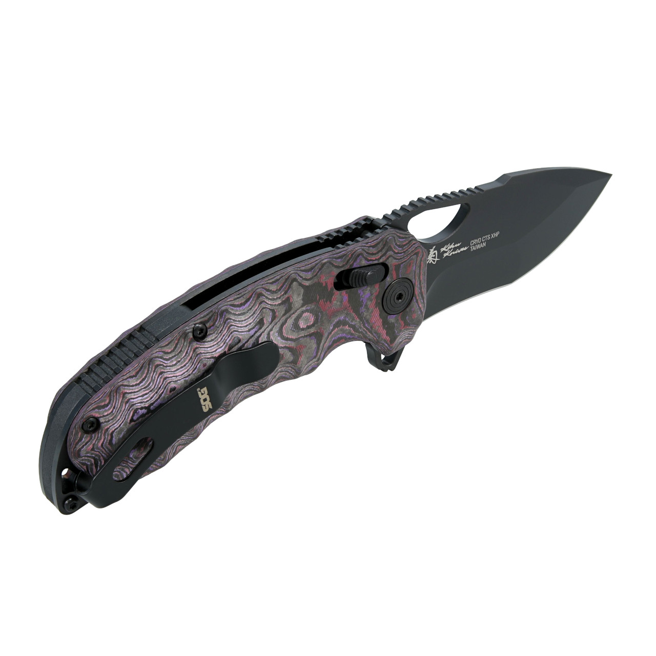 kikukoo_06様 ブラック OX 26.5 Kiku XR - Fatcarbon | Outdoor Use Folding Knife