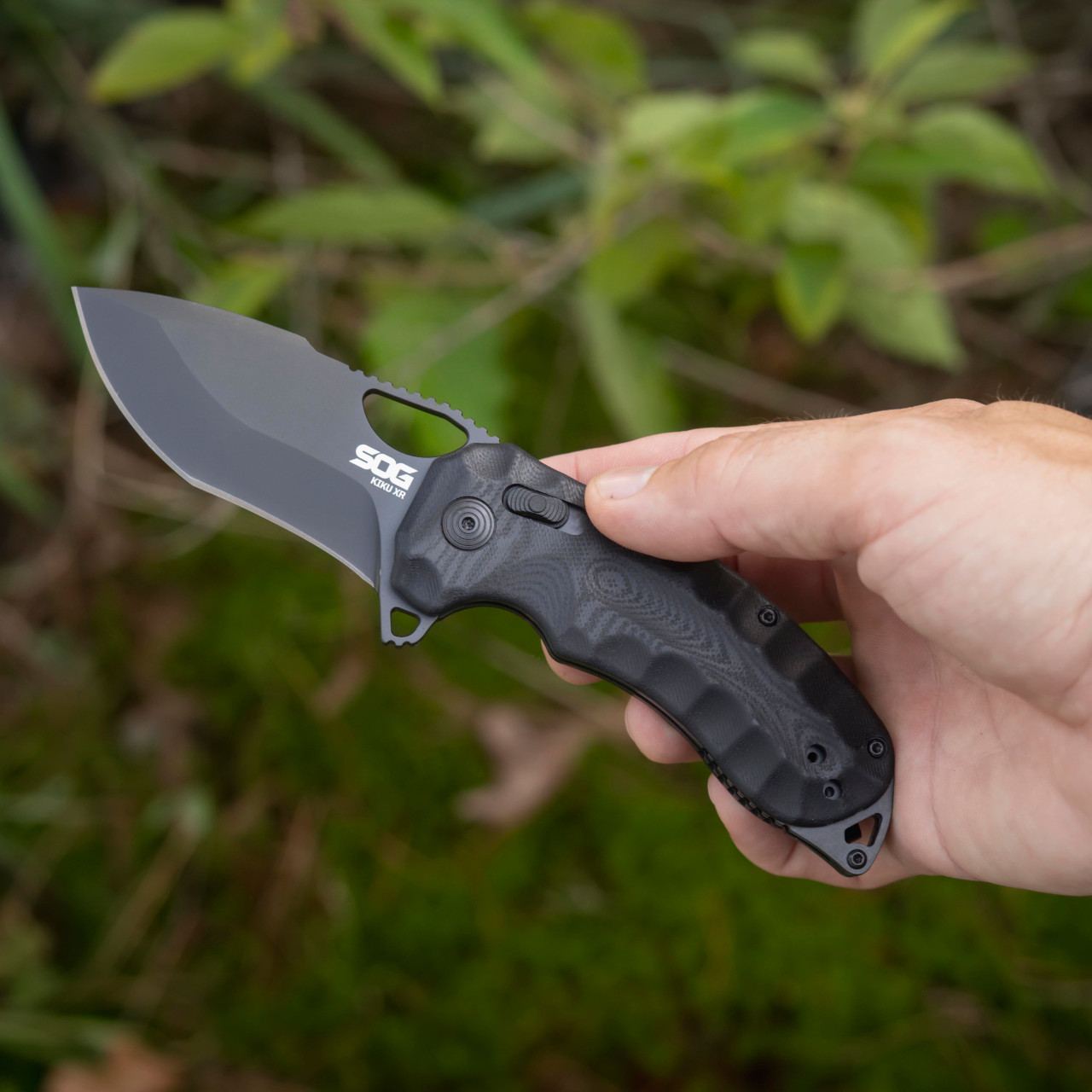 Kiku XR D2 - Blackout | Outdoor Use Folding Knife